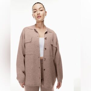 Aritzia Wilfred Free Beige Knit sweater